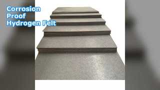 Feutre de fibre de titane pour la production d'hydrogène