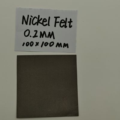 Feltre de fibre métallique sintrée métallique poreux nickel 0,2 mm